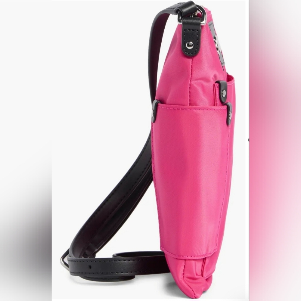 Marc Jacobs Preppy Nylon Hot Pink Swing Pack Crossbody Bag, NWT - Picture 4 of 6